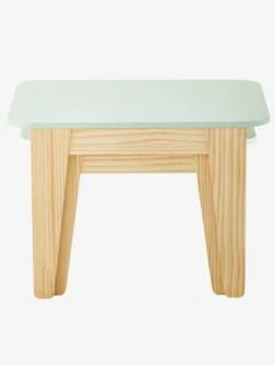 Tables Gigognes Gris Vert/bois + Blanc/bois - Vertbaudet -Périphériques Pour Enfants tables gigognes 4