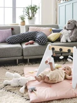 Tapis D'éveil Souple Sans Arche Sweet Fun Rose Imprimé - Vertbaudet -Périphériques Pour Enfants tapis deveil souple sans arche sweet fun 2