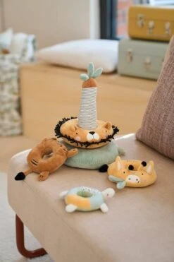 Tour à Empiler En Tissu TANZANIE Multicolore - Vertbaudet -Périphériques Pour Enfants tour a empiler en tissu tanzanie 4