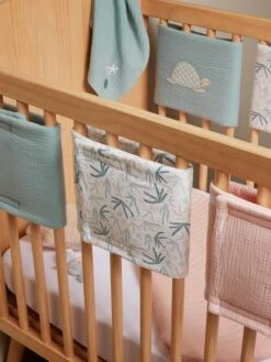 Tour De Lit / Tour De Parc Pare-chocs SOUS L'OCÉAN Rose - Vertbaudet -Périphériques Pour Enfants tour de lit tour de parc pare chocs sous locean 2