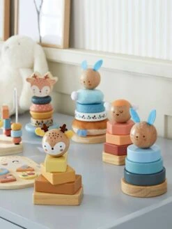 Trio De Tours à Empiler En Bois FSC® Bois - Vertbaudet -Périphériques Pour Enfants trio de tours a empiler en bois fsc 4