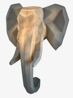 Trophée Mural éléphant Lumineux Gris - Vertbaudet -Périphériques Pour Enfants trophee mural elephant lumineux 2